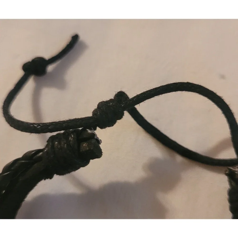 Percy Jackson Inspired Camp Half-Blood Braided Leather Cord Adjustable Bracelet